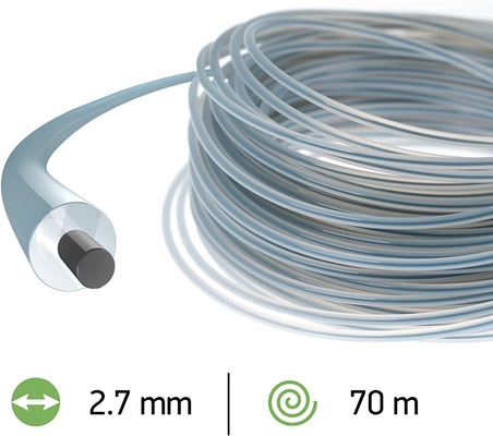 Hilo Nylon Desbrozadora Duoline 2.7 mm 70 Metros